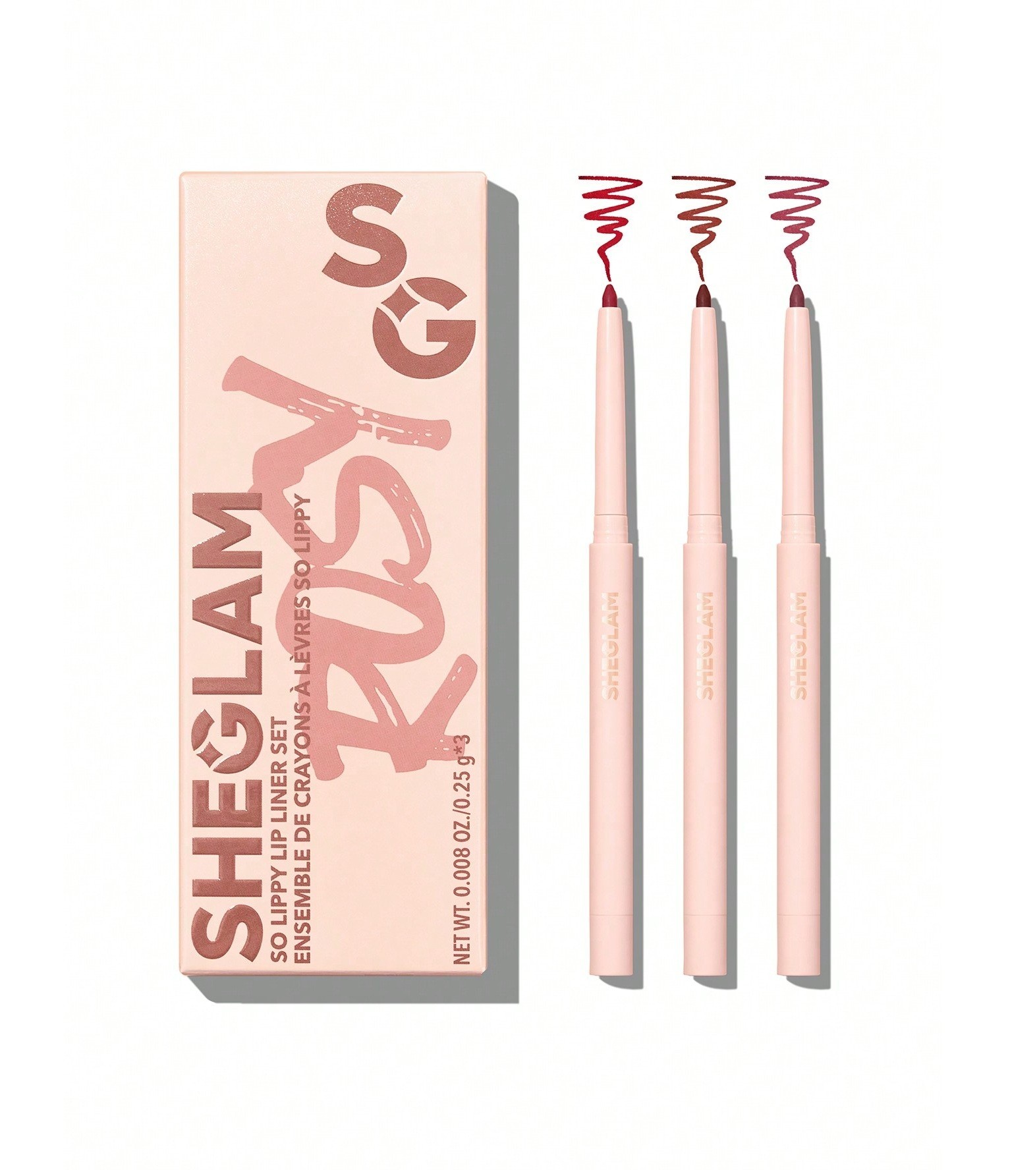 SHEGLAM So Lippy Lip Liner Set - Rose Garden شيكلام مجموعة مكياج قلم تحديد الشفاه