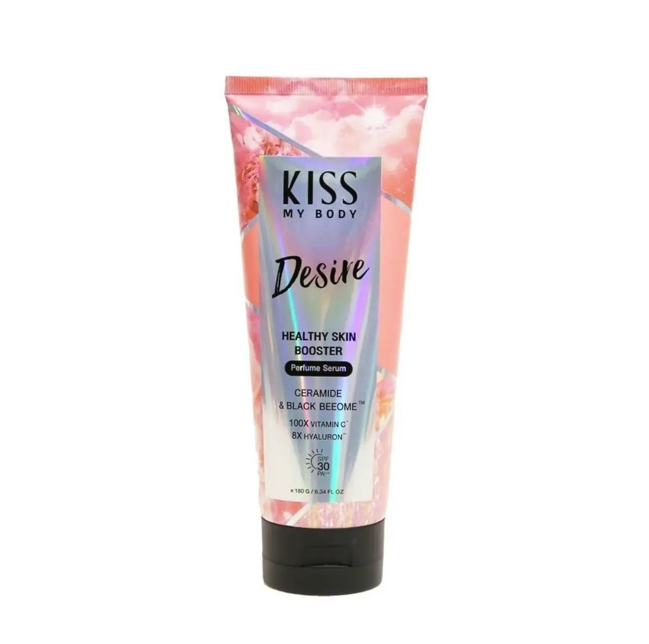 KISS MY BODY Healthy Skin Booster Perfume Serum SPF30 PA+++ 180g - Desire  سيروم مرطب ومعطر للجسم مع عامل حماية من اشعة الشمس