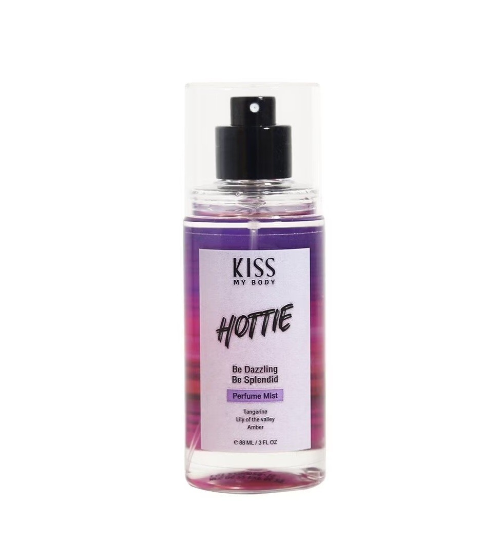 KISS MY BODY Eau De Toilette Body Mist for women 88ml - Hottie  مست عطري بنفحات فاخرة للجسم