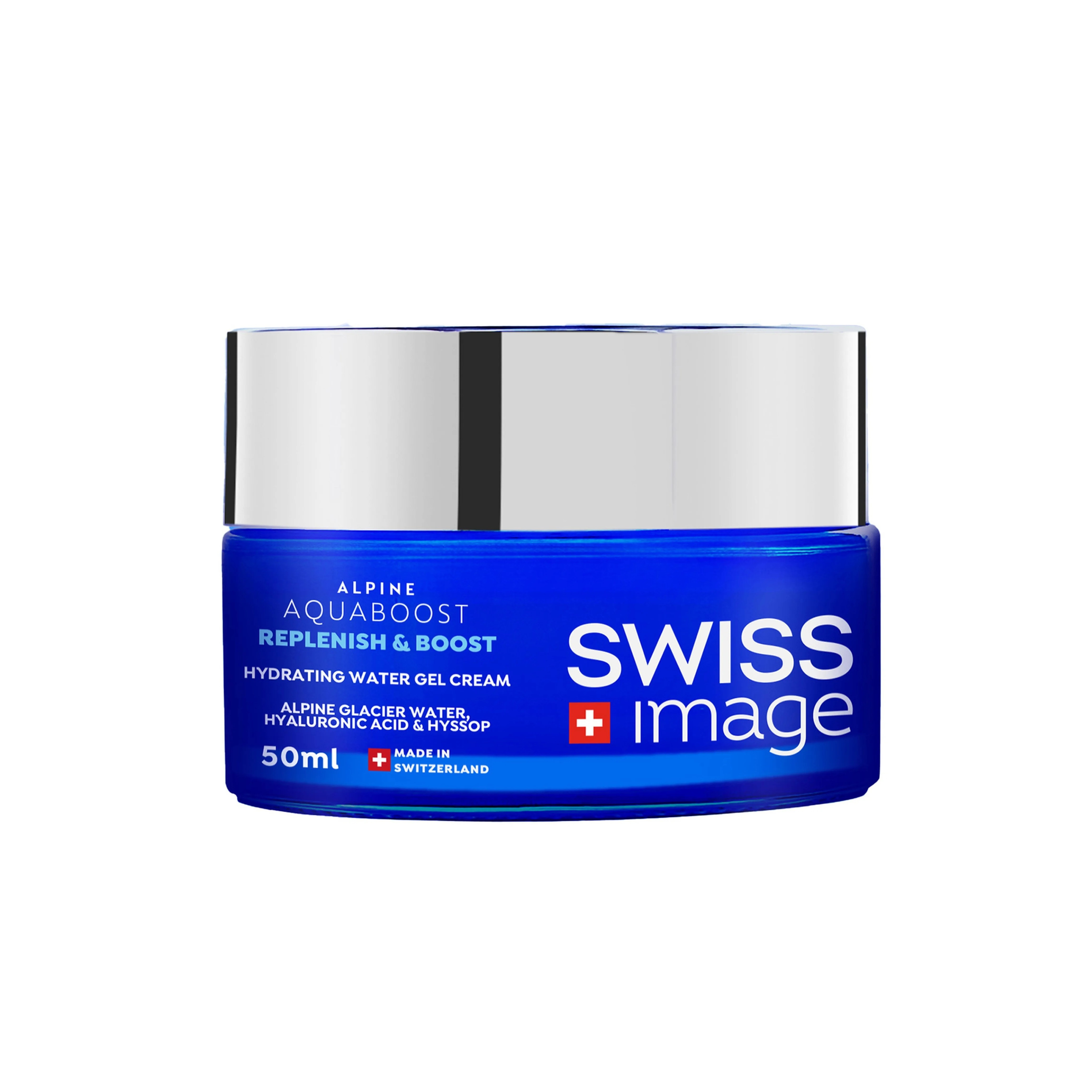 SWISS IMAGE Alpine Aquaboost Hydrating Water Gel Cream For all skin types 50ml  سويس ايمج كريم جل مرطب للبشرة مناسب لجميع انواع البشرة