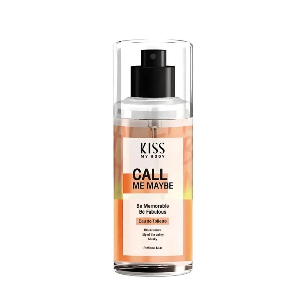 KISS MY BODY Eau De Toilette Body Mist for women 88ml - CALL ME MAYBE  مست عطري بنفحات فاخرة للجسم