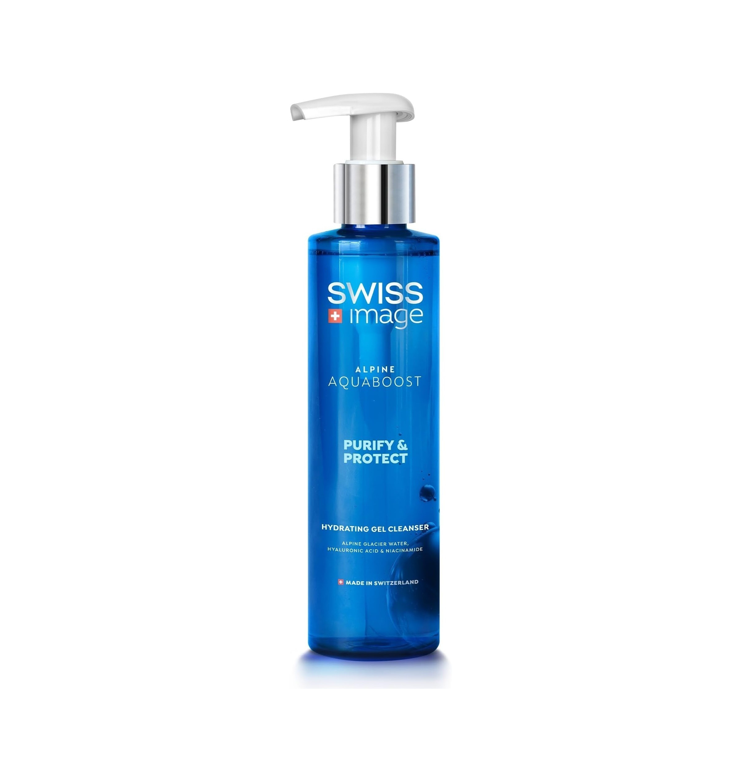 SWISS IMAGE Hydrating Gel Cleanser With Hyaluronic Acid And Niacinamide 200ml  سويس ايمج غسول النياسيناميد والهيالورونيك المرطب للبشرة