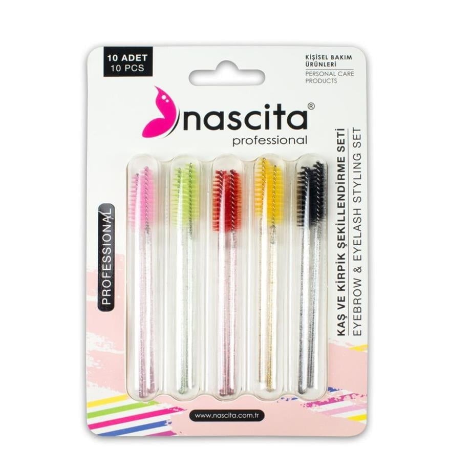 NASCITA Eyebrow & Eyelash Styling set 10pcs ناسيتا مجموعة تصفيف الحواجب والرموش