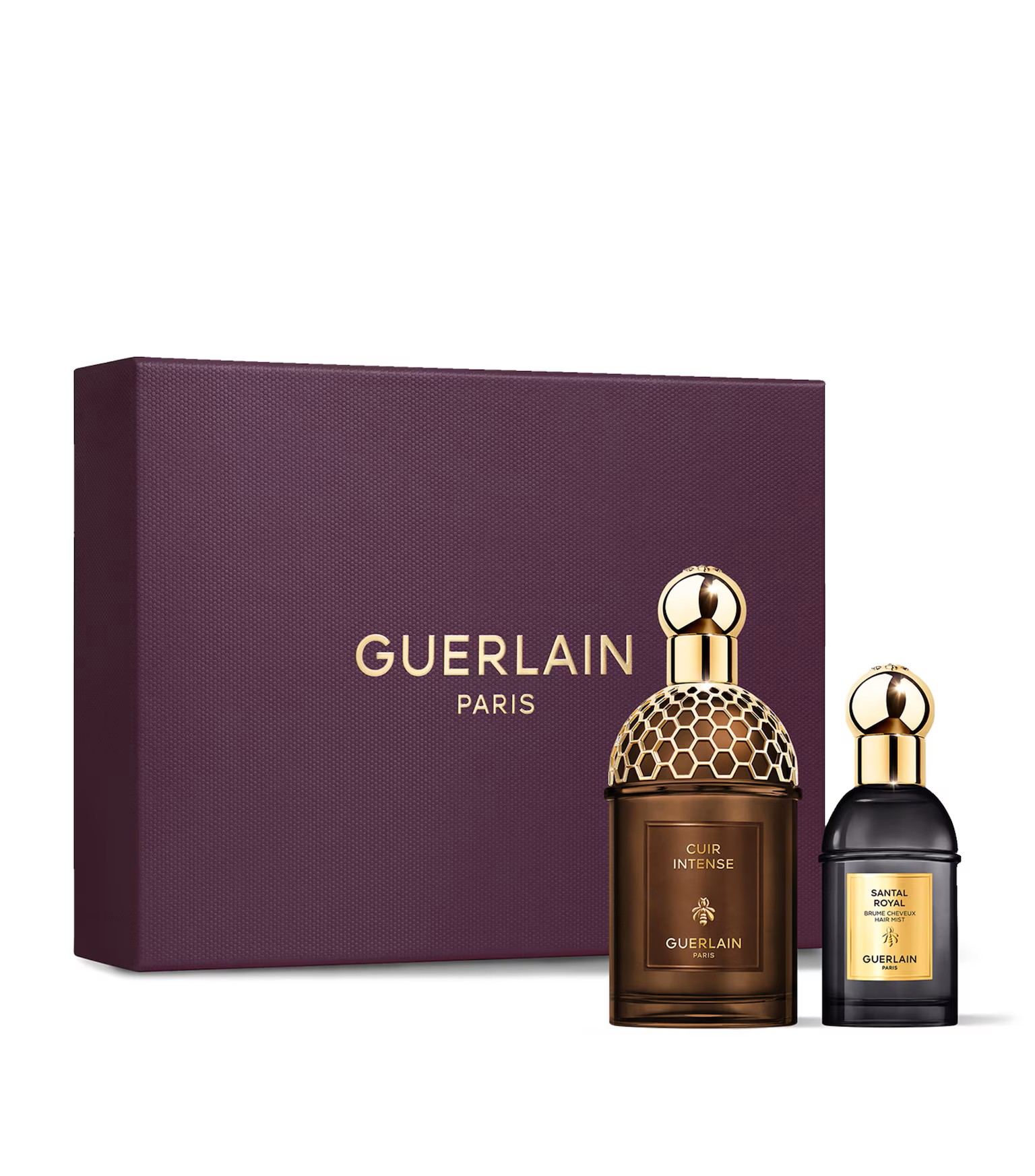 GUERLAIN PARIS Absolus Allegoria Cuir Intense Eau de Parfum gift set 125ml+40ml كيرلاين بكج هدايا للرجال