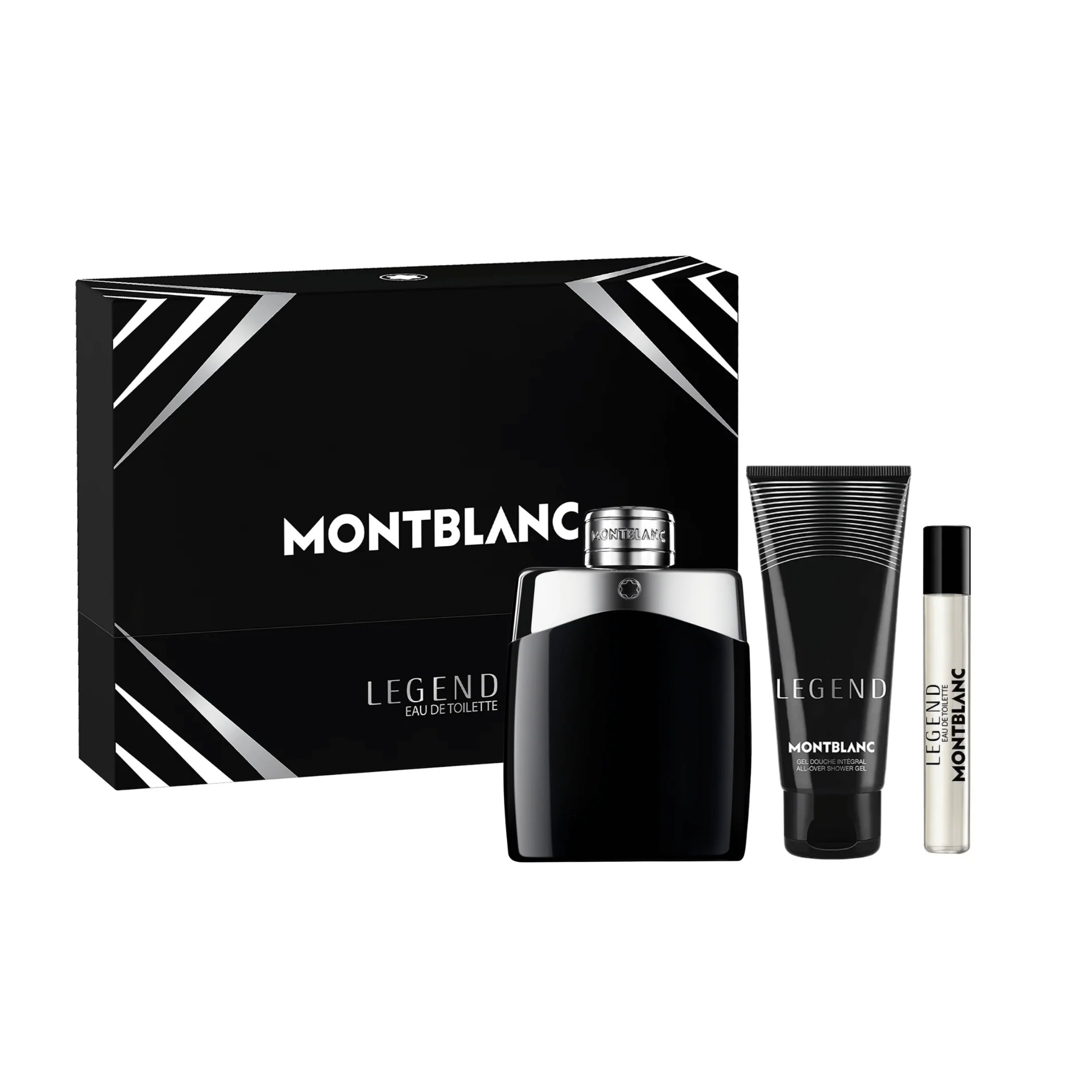MONTBLANC Legend Eau De Toilette Gift Set For Men 3pcs مونتبلانك مجموعة هدايا للرجال