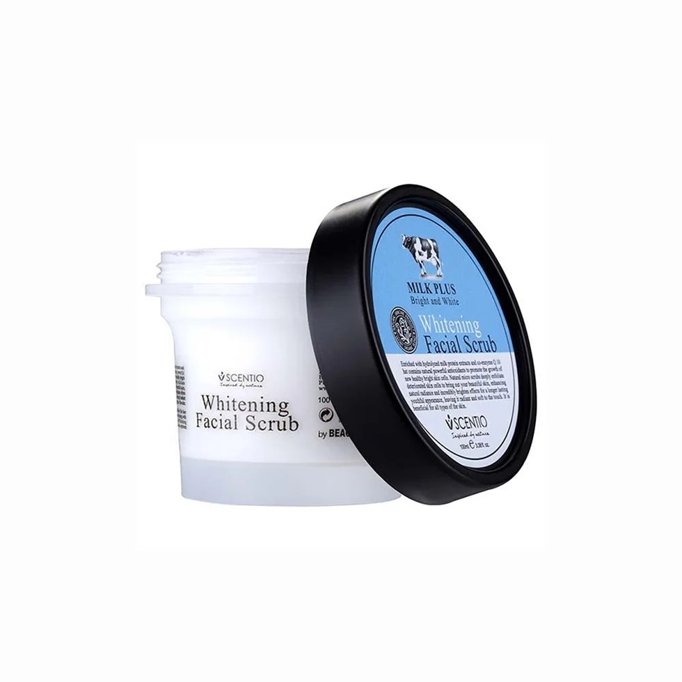 SCENTIO Whitening Q10 Facial Scrub 100g سينتيو مقشر لطيف لتجديد البشرة