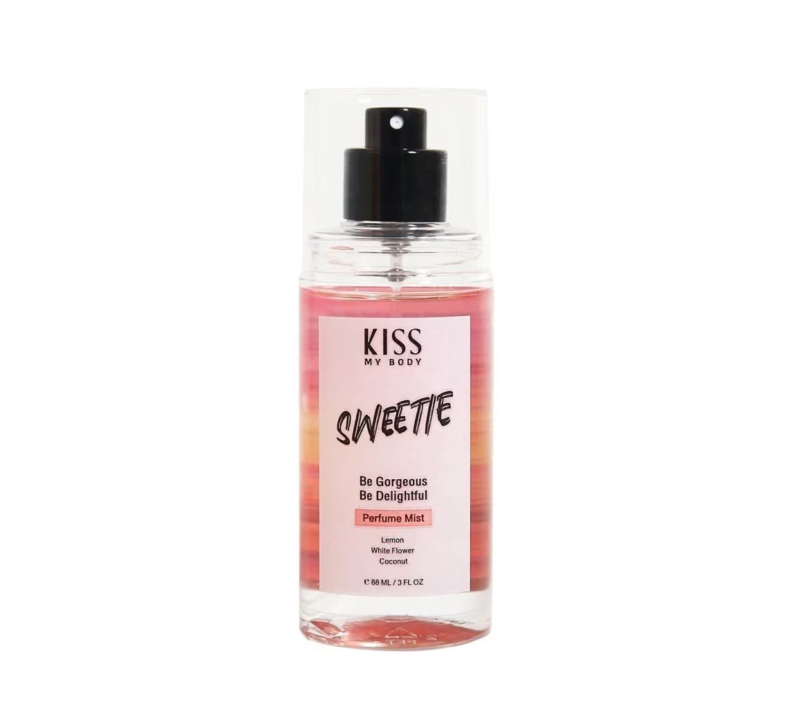 KISS MY BODY Eau De Toilette Body Mist for women 88ml - Sweetie  مست عطري بنفحات فاخرة للجسم
