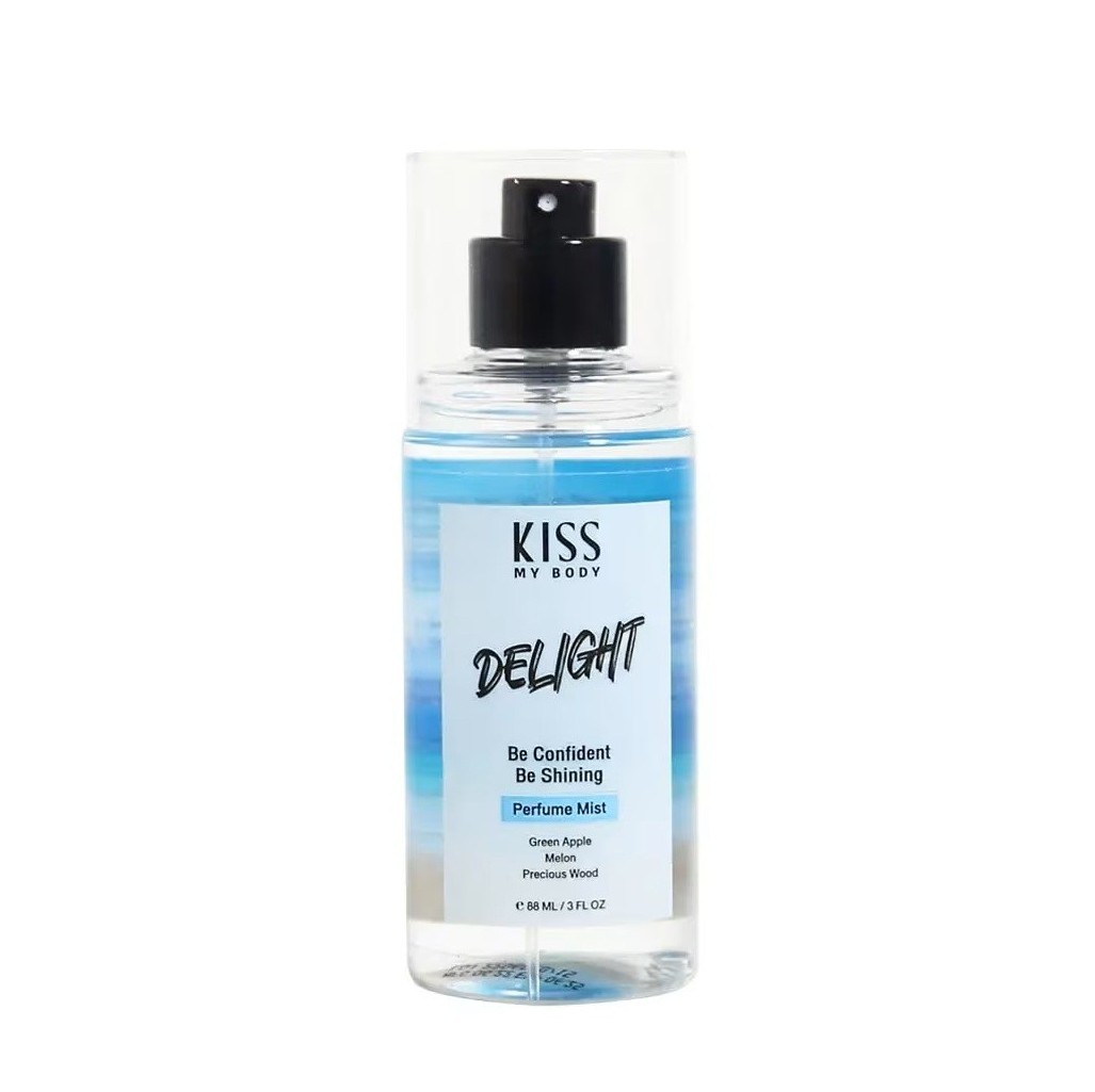 KISS MY BODY Eau De Toilette Body Mist for women 88ml - Delight  مست عطري بنفحات فاخرة للجسم