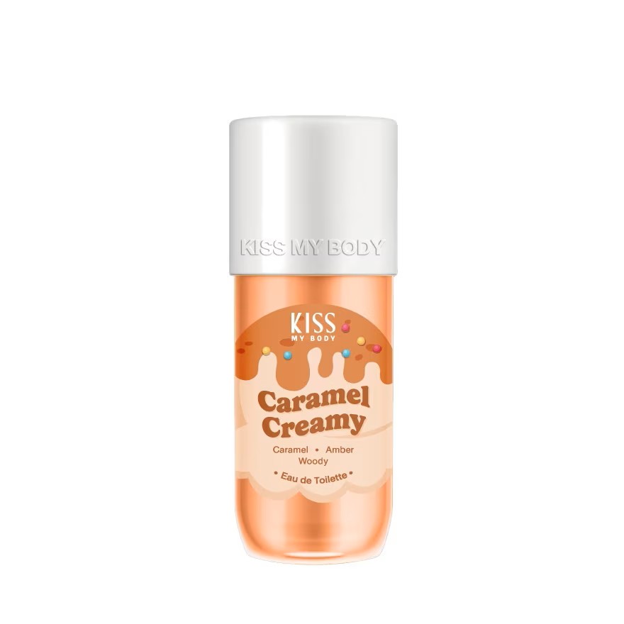 KISS MY BODY Eau De Toilette Caramel Creamy for women 88ml  معطر جسم