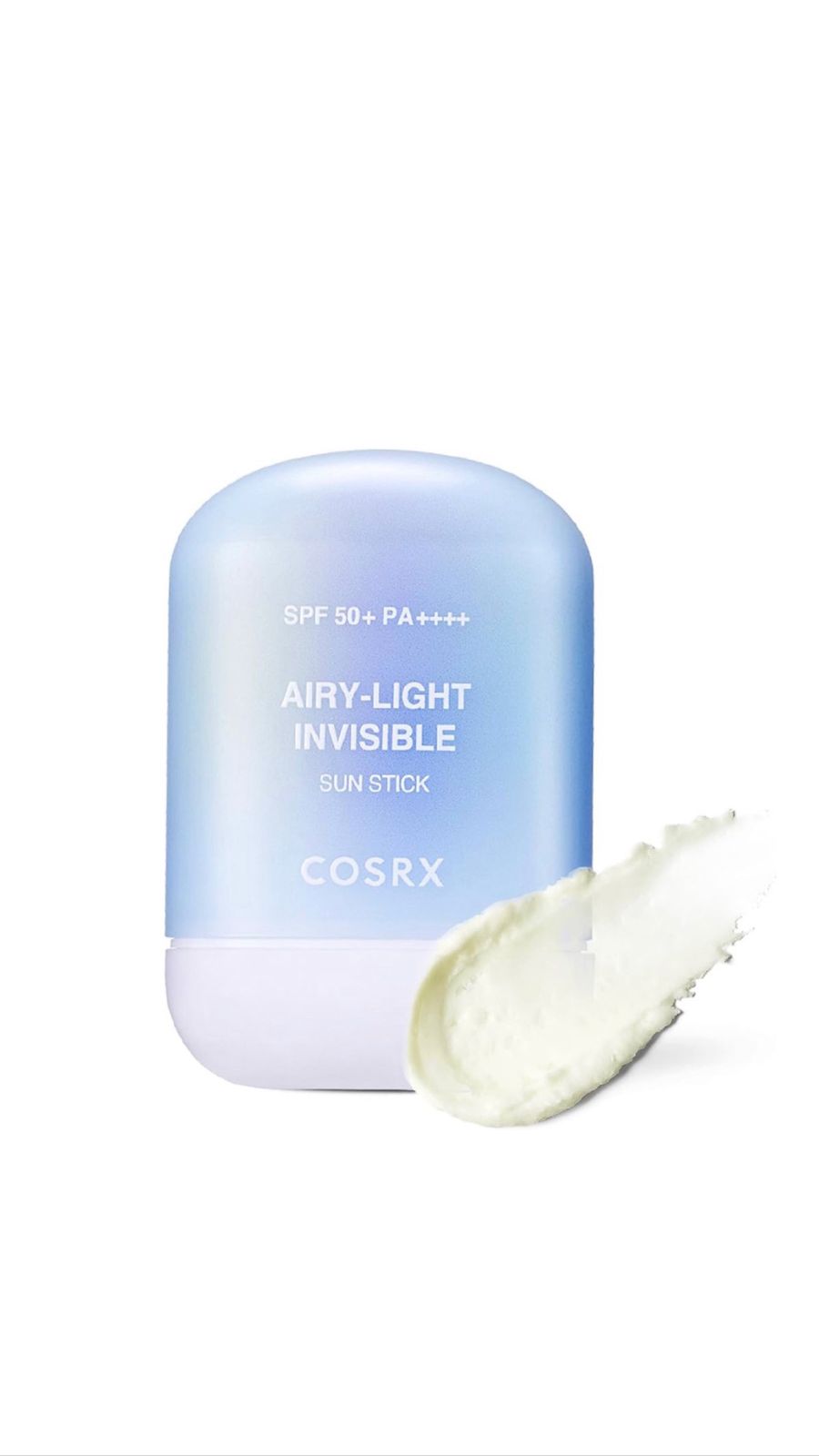 COSRX AIRY-LIGHT INVISIBLE SUN STICK FOR ALL SKIN TYPES 19g كوزركس واقي شمس ستك للبشرة