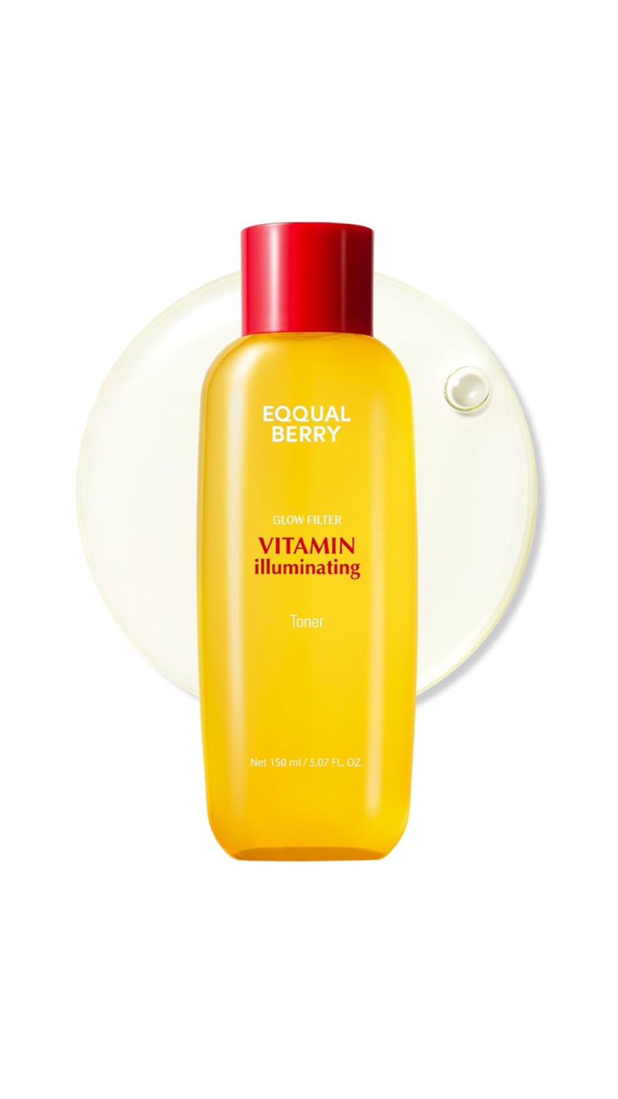 EQQUALBERRY GLOW FILTER VITAMIN ILLUMINATING TONER 150ml (For All Skin Types) ايكوال بيري تونر معزز لإشراقة البشرة
