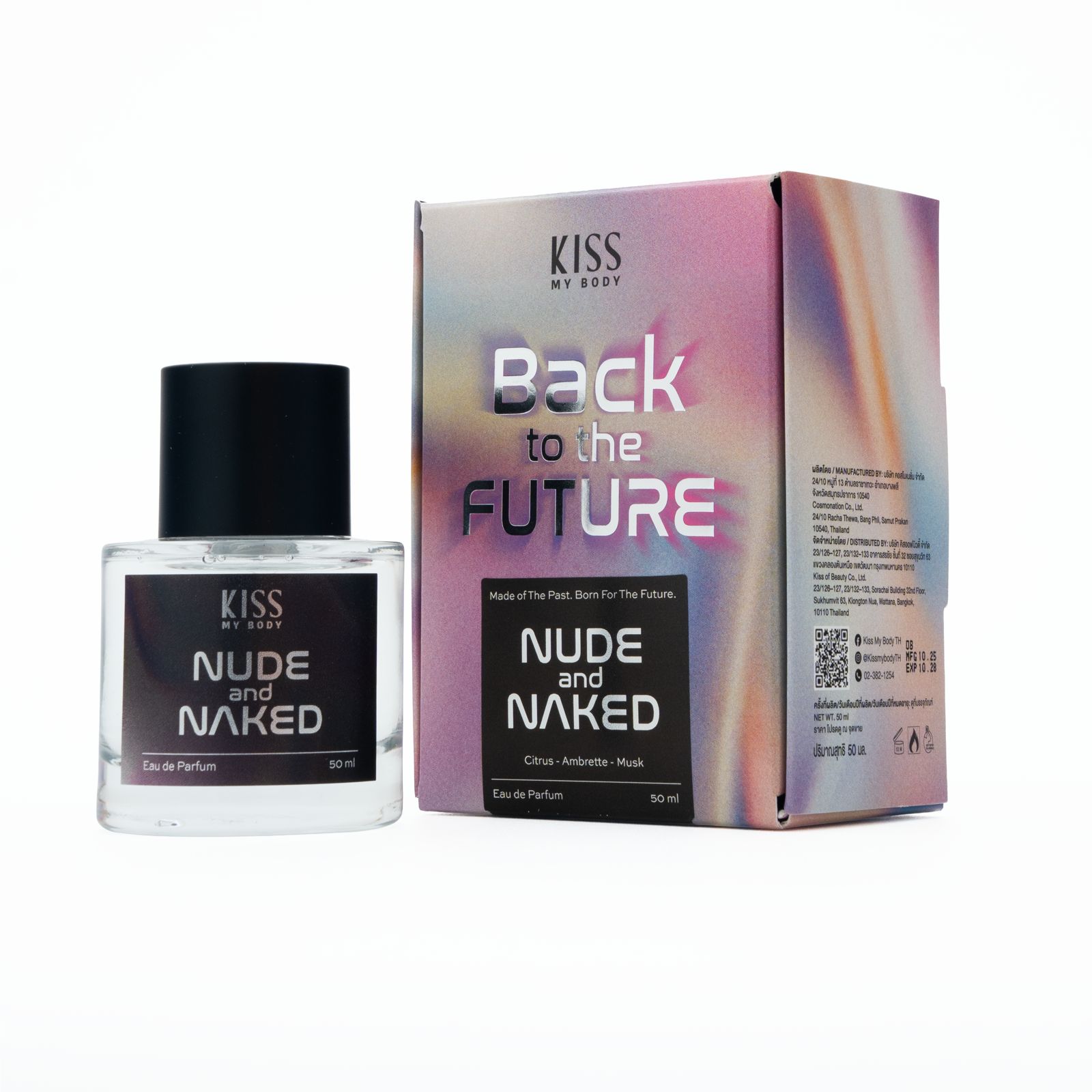 KISS MY BODY - BACK TO THE FUTURE - NUDE AND NAKED عطر للجنسين