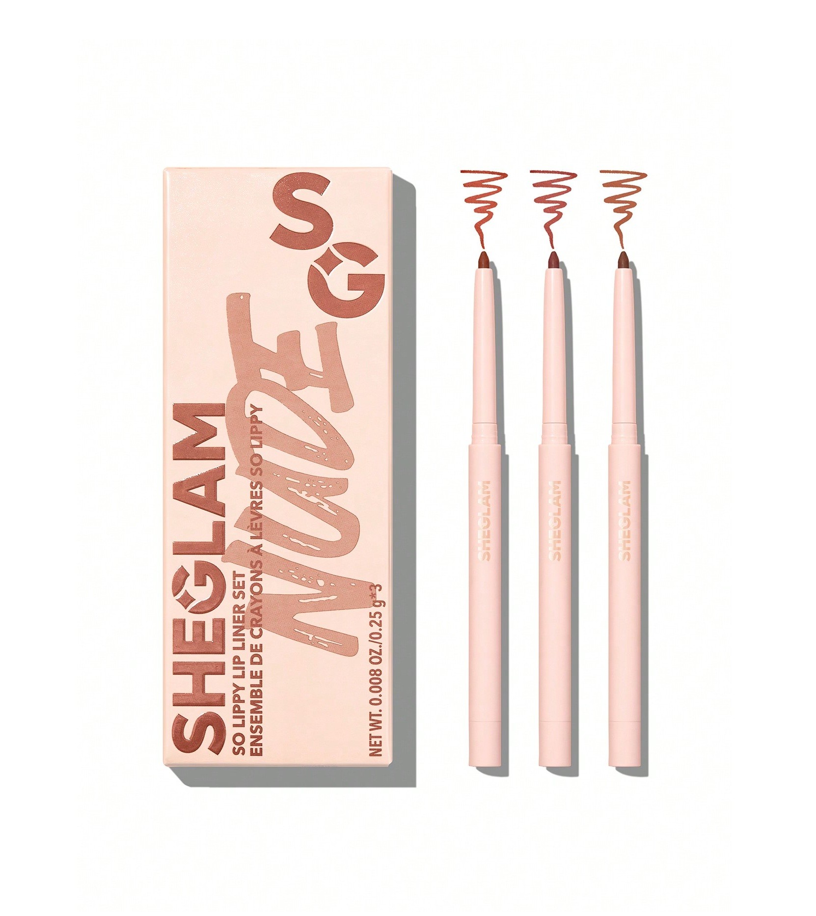 SHEGLAM So Lippy Lip Liner Set - Au Naturel شيكلام مجموعة مكياج قلم تحديد الشفاه