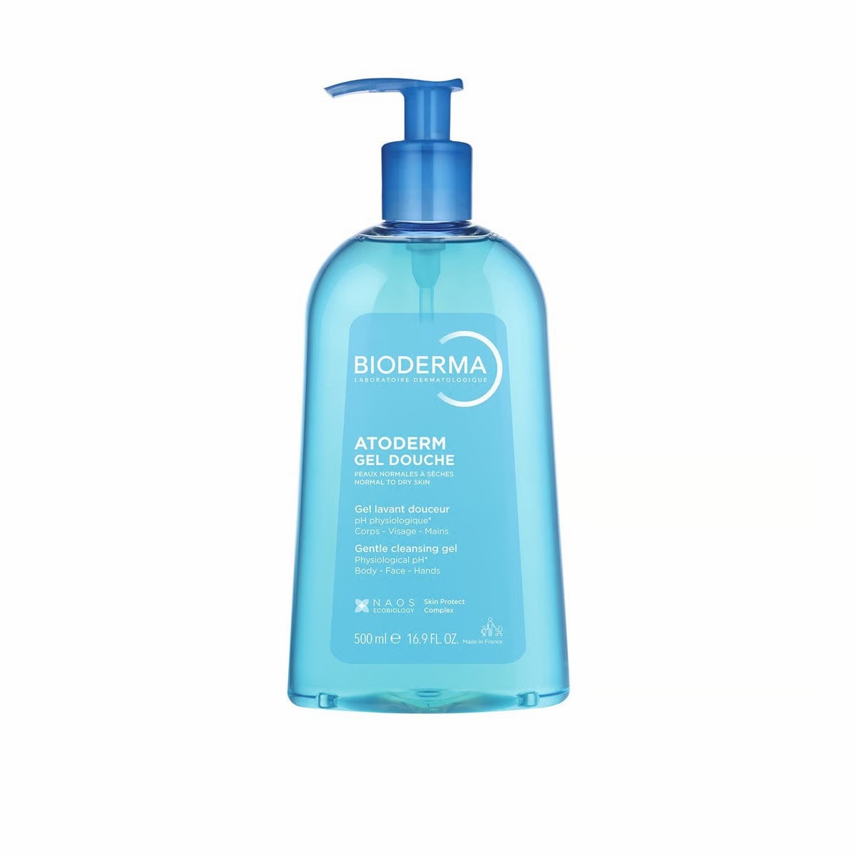 BIODERMA Atoderm Gel Douch, Gentle Cleansing Shower Gel For Normal To Dry Skin 500ml بايوديرما جل تنظيف لطيف للبشرة العادية إلى الجافة