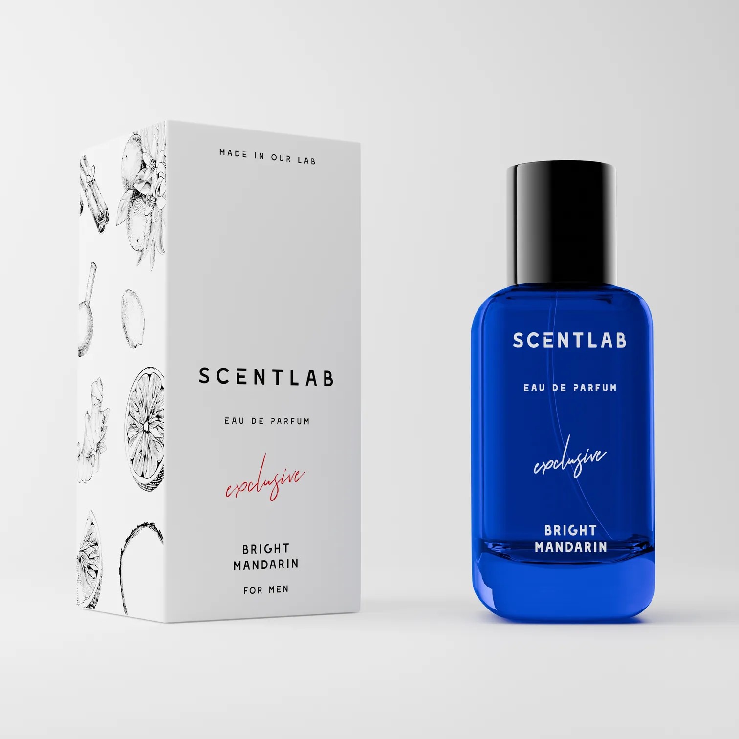 SCENTLAB Bright Mandarin Exclusive Eau De Parfum For men 50ml سينتلاب عطر للرجال