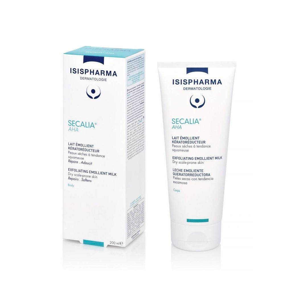 ISISPHARMA Secalia A.H.A Body emollient for very dry skin 200ml اسس فارما مرطب للجسم للبشرة شديدة الجفاف