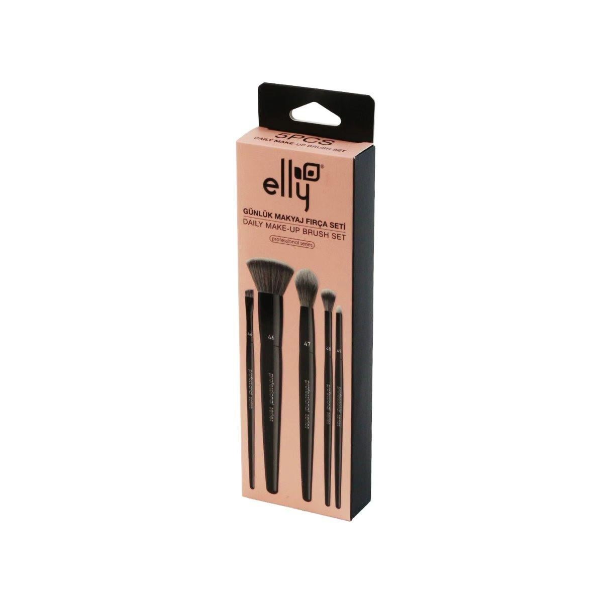 ELLY Eye Makeup Brush Set - 10 إيلي مجموعة فرش مكياج العيون