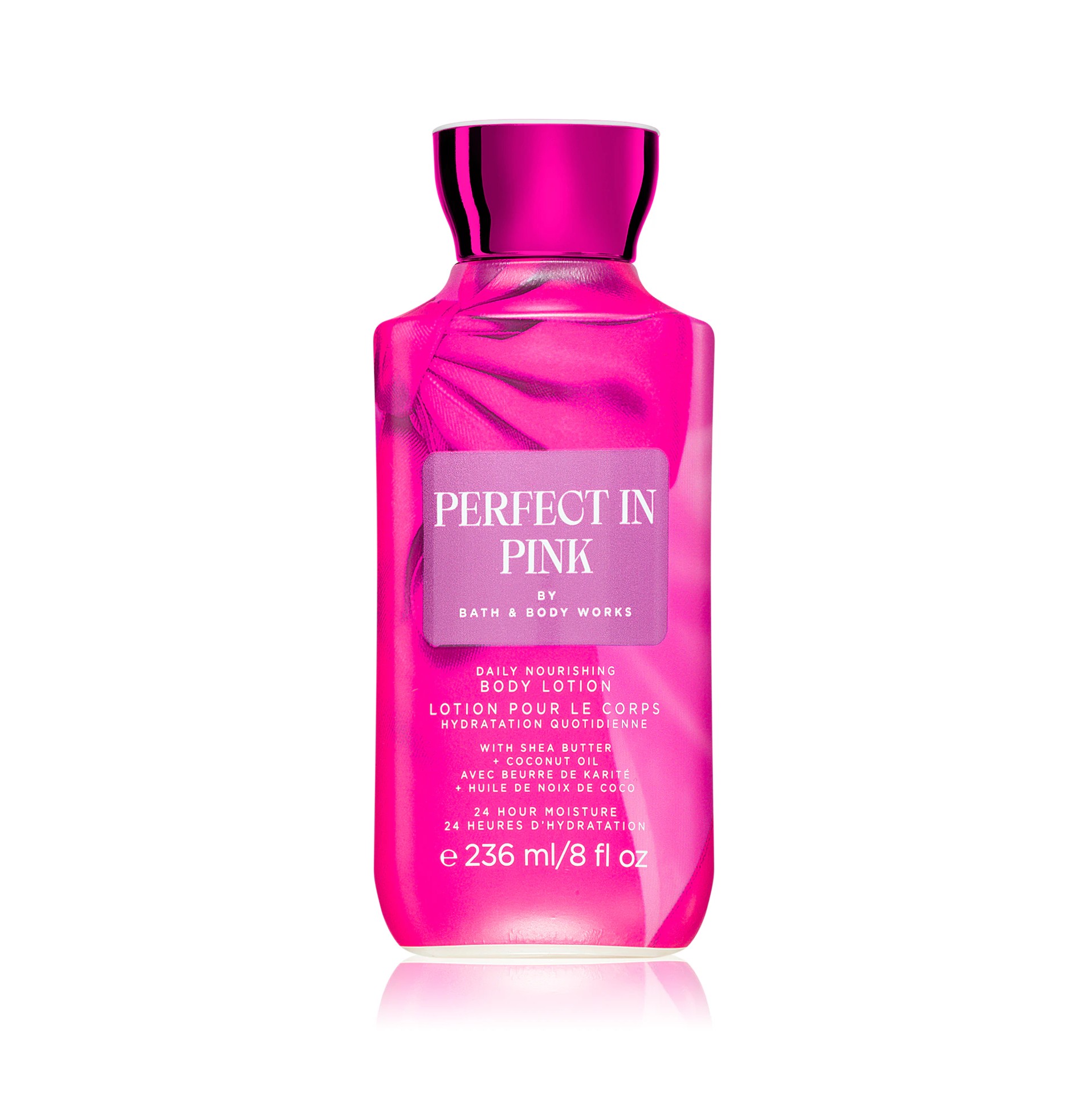 BATH AND BODY WORKS  body lotion 236ml - Perfect In Pink باث اند بدي وركس مرطب للجسم