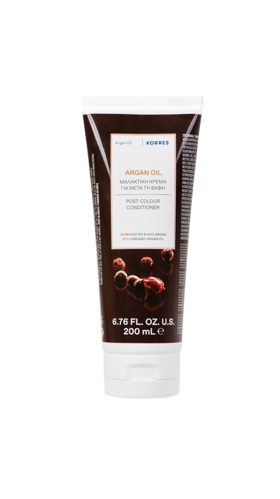 KORRES ARGAN OIL POST-COLOUR CONDITIONER 200ML كوريس بلسم للشعر المصبوغ