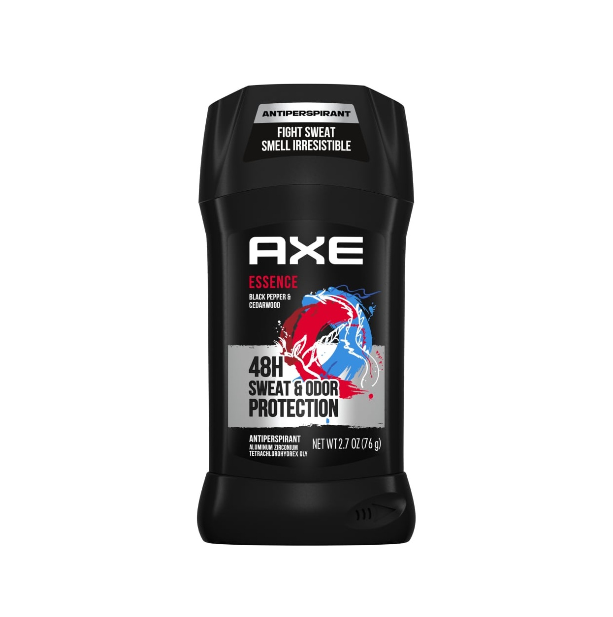 AXE Essence Men's Antiperspirant Deodorant Stick Black Pepper & Cedarwood 76g اكس مزيل عرق صلب برائحة الفلفل الأسود وخشب الأرز