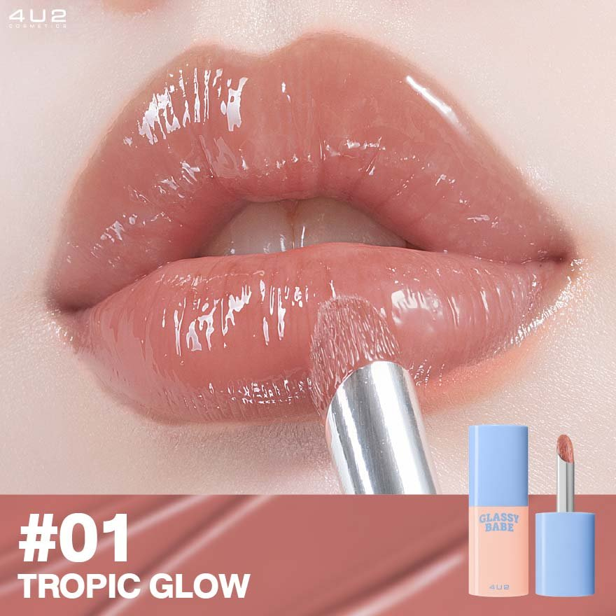 4U2 GLASSY BABE  فور يو تو ملمع شفاه
