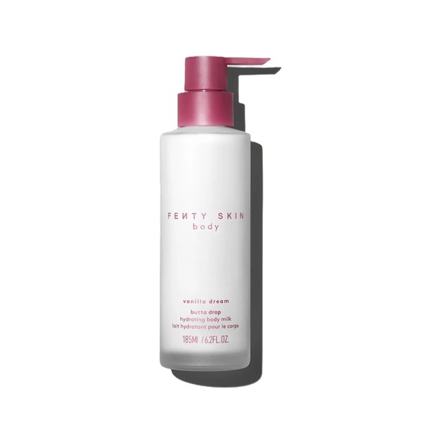 FENTY BEAUTY Skin Body Butta Drop Hydrating Body Milk 185ml - Vanilla Dream   فينتي بيوتي مرطب حليبي للجسم ينعم ويعزز حاجز البشرة