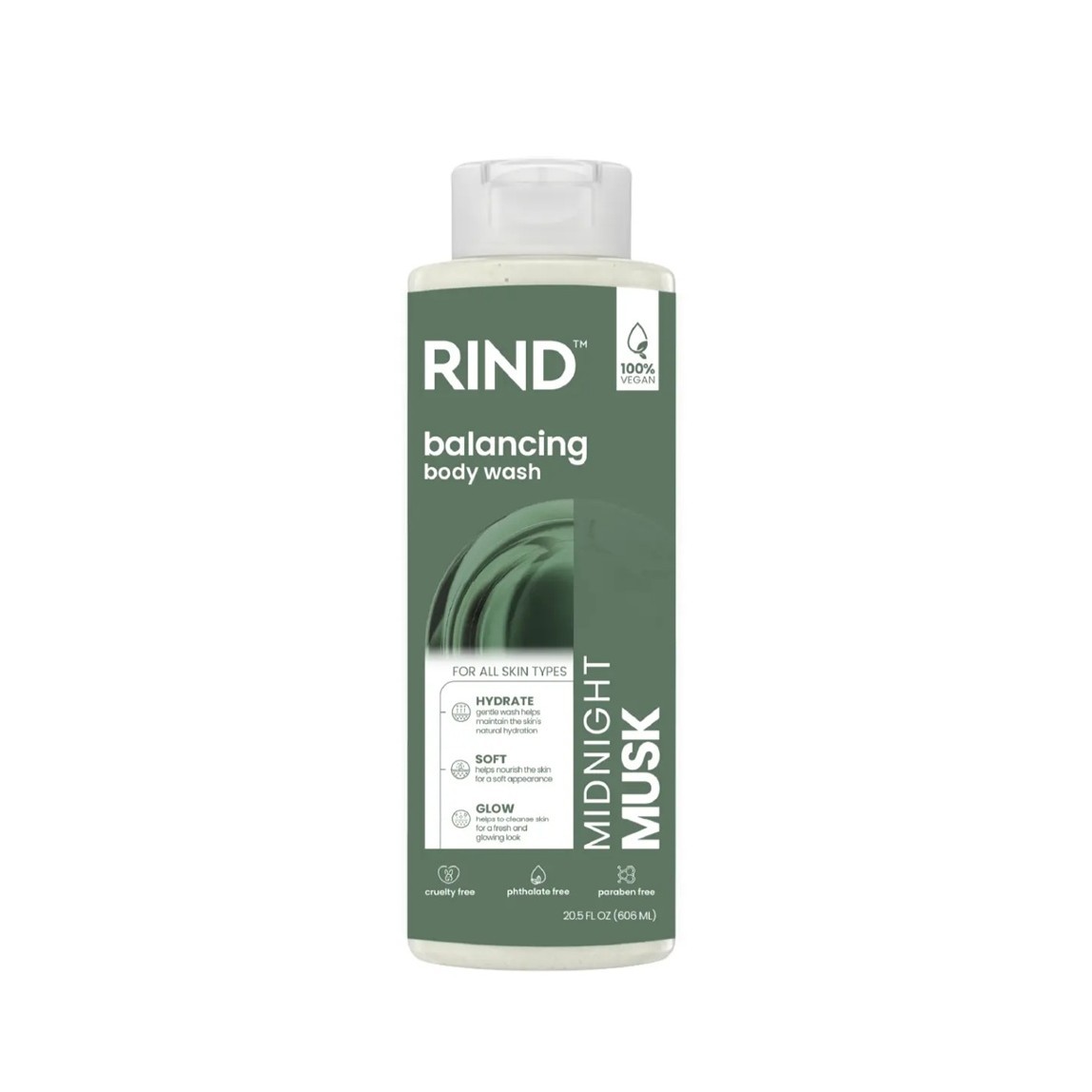 RIND PRO Balancing Body Wash Midnight 606ml - MUSK ريند غسول جسم برائحة المسك