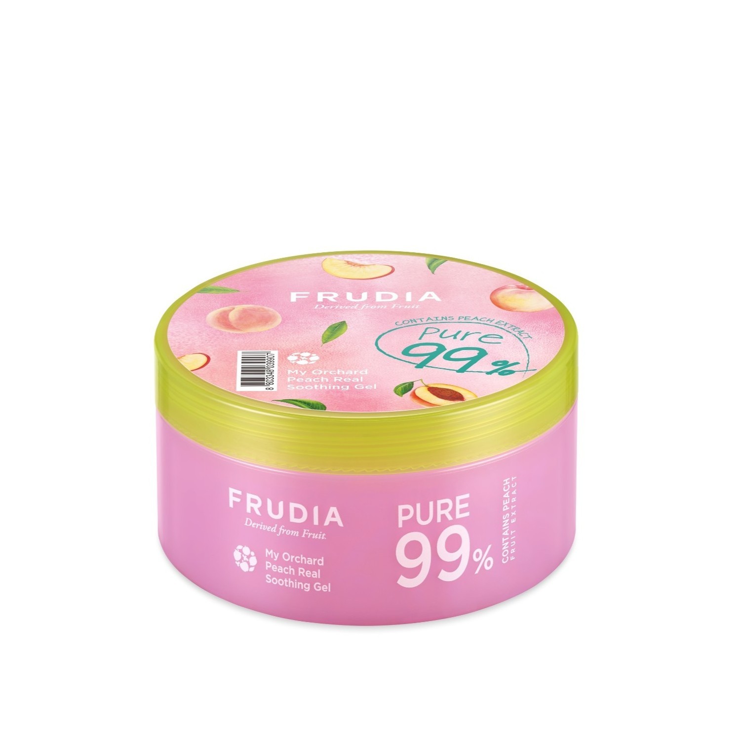 FRUDIA My Orchard Real Soothing Gel 300ml - Peach  فروديا جل بخلاصة الخوخ ينعش ويرطب البشرة والجسم