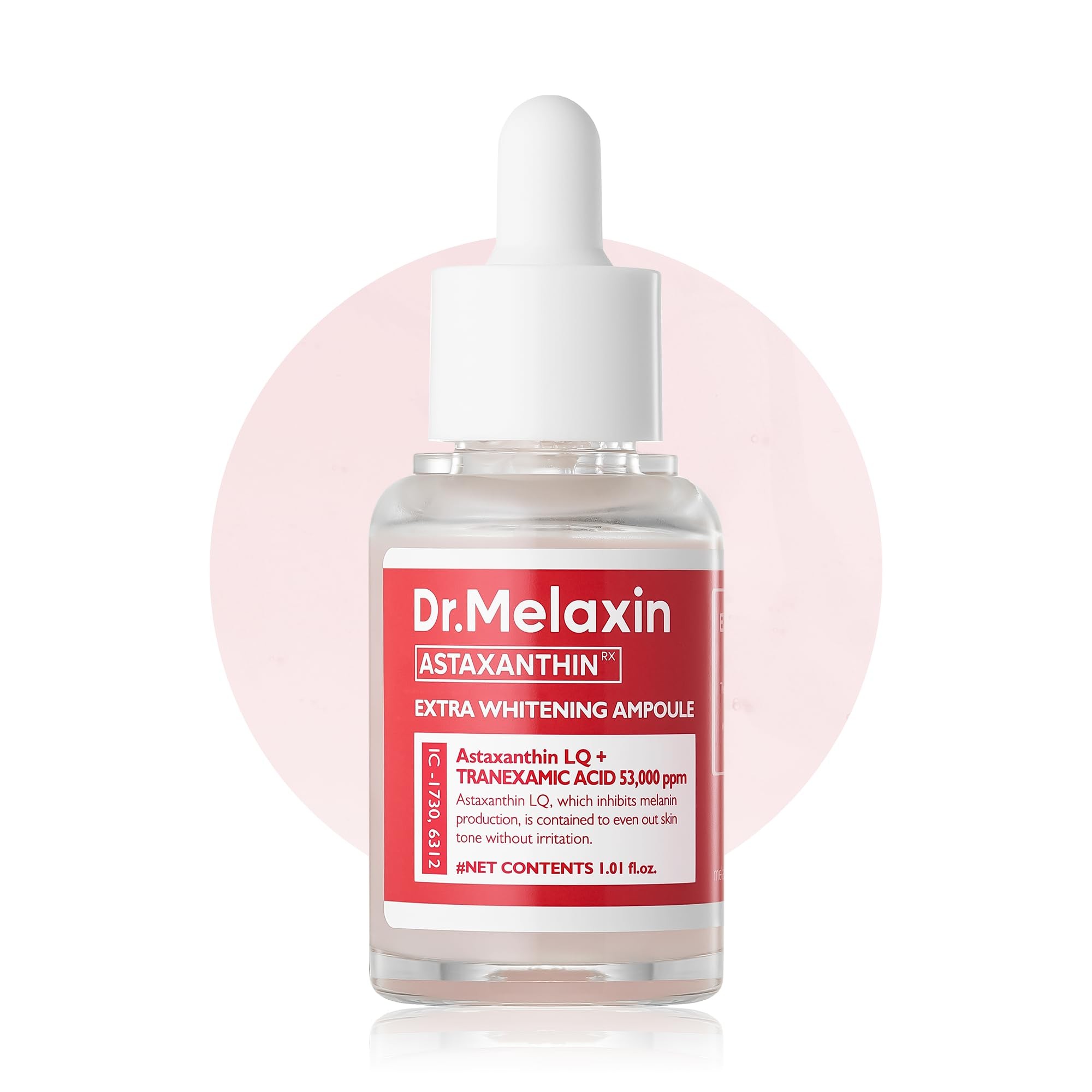 DR.MELAXIN Astaxanthin Ampoule for Brightening Skin 30ml  دكتور ميلاكسين سيروم أستازانتين المركز لتفتيح وتقوية حاجز البشرة البشرة