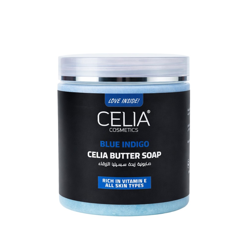CELIA Blue Indigo Celia Butter Soap 500g سيليا صابون زبدة سيليا الأزرق النيلي