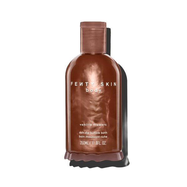 FENTY BEAUTY Skin Body Rich Dip Bubble Bath 350ml - Vanilla Flowers   فينتي بيوتي غسول رغوي بنفحات زهور الفانيليا العطرية