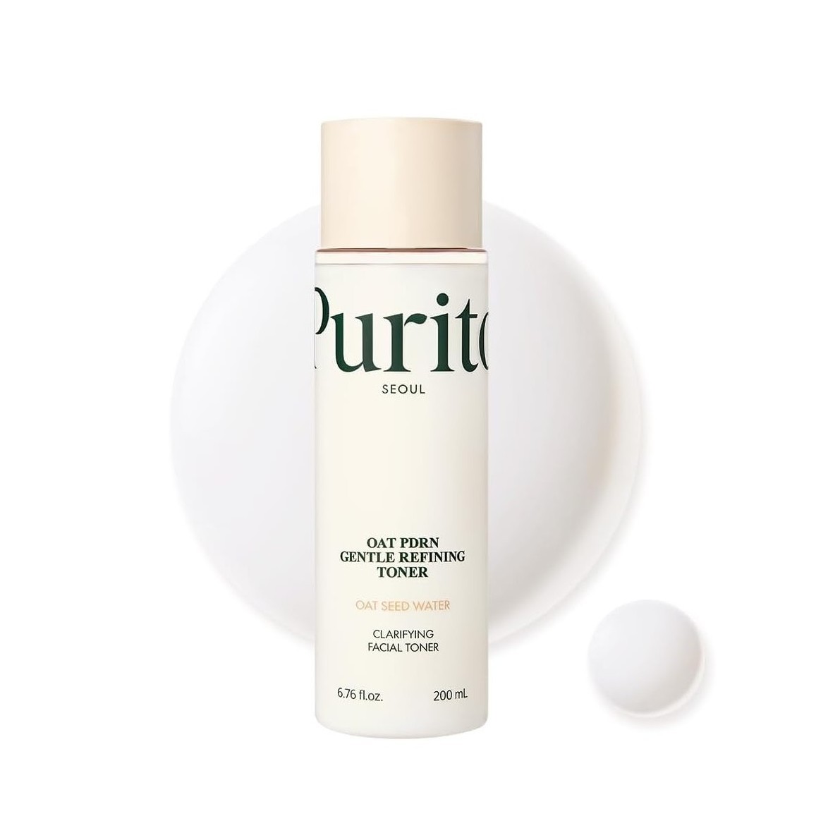 PURITO Oat PDRN Gentle Refining Toner 200ml  بوريتو تونر بذور الشوفان المرطب والمنقي والمفتح للبشرة