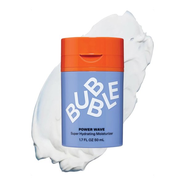 BUBBLE SKINCARE Power Wave Super Hydrating Moisturizer 50ml  بابل سكِن كير كريم فائق الترطيب للبشرة ومعزز لحاجزها مناسب للبشرة الجافة والحساسة