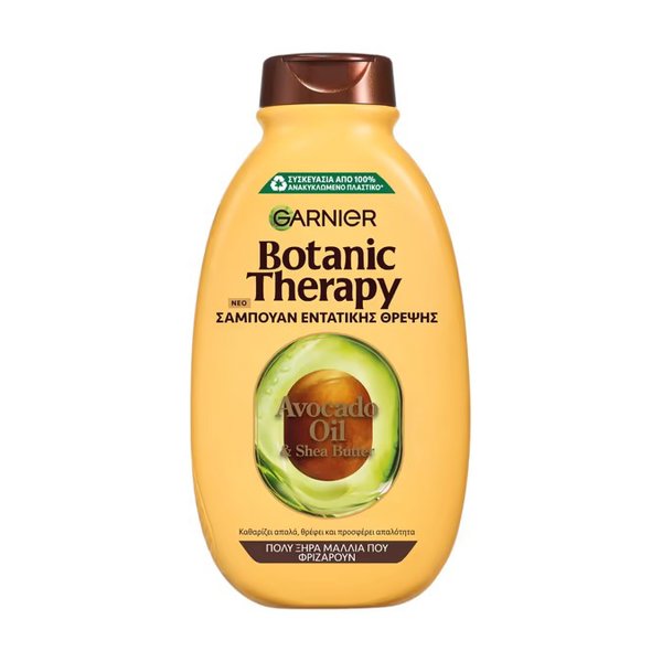 GARNIER Botanic Therapy Shampoo Pure Avocado Oil & Shea Butter كارنير شامبو بوتانيك ثيرابي بزيت الأفوكادو النقي وزبدة الشيا
