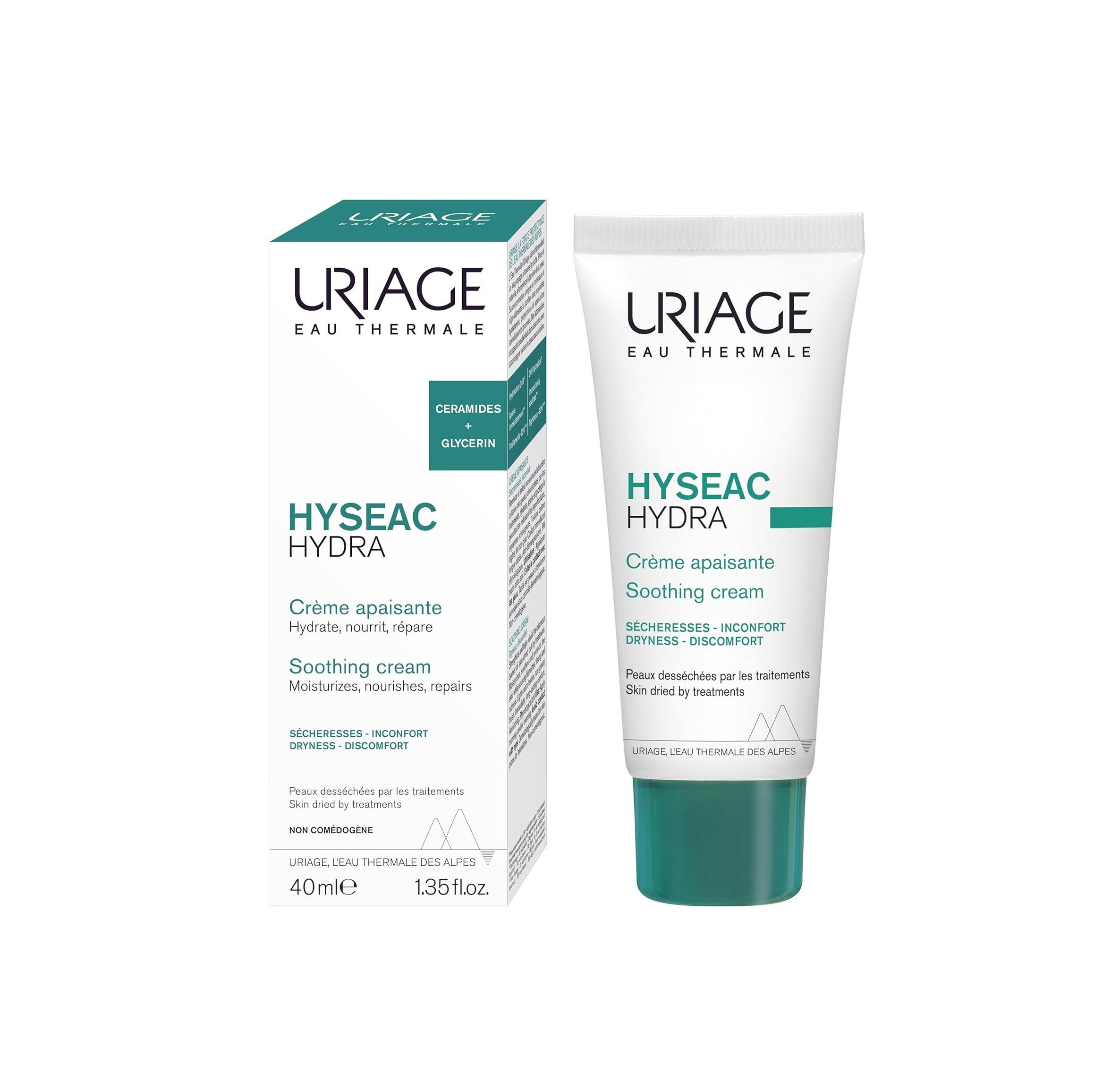URIAGE Hyseac Hydra Soothing Cream for skin dried 40ml  يورياج كريم مرطب للبشرة بعمق ومهدئ مناسب للبشرة الجافة