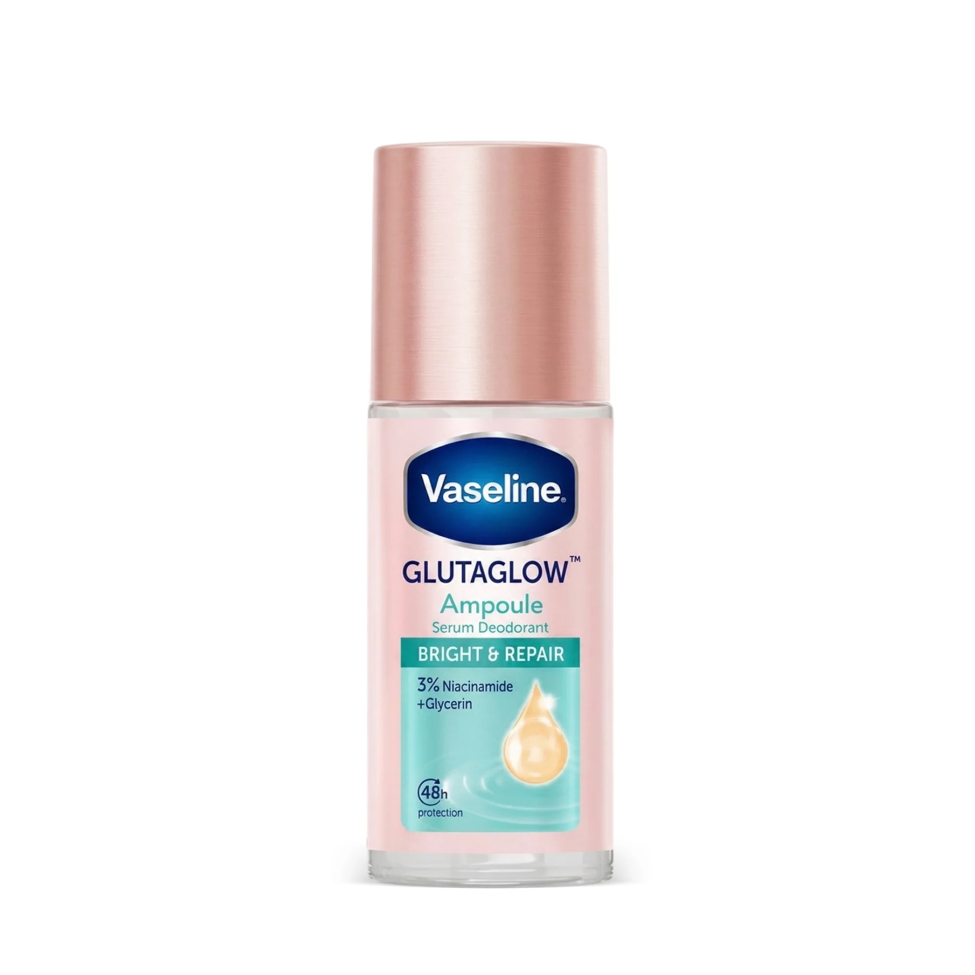VASELINE Roll-On Serum GlutaGlow Ampoule Deodorant - BRIGHT &amp; REPAIR فازلين مزيل تعرق