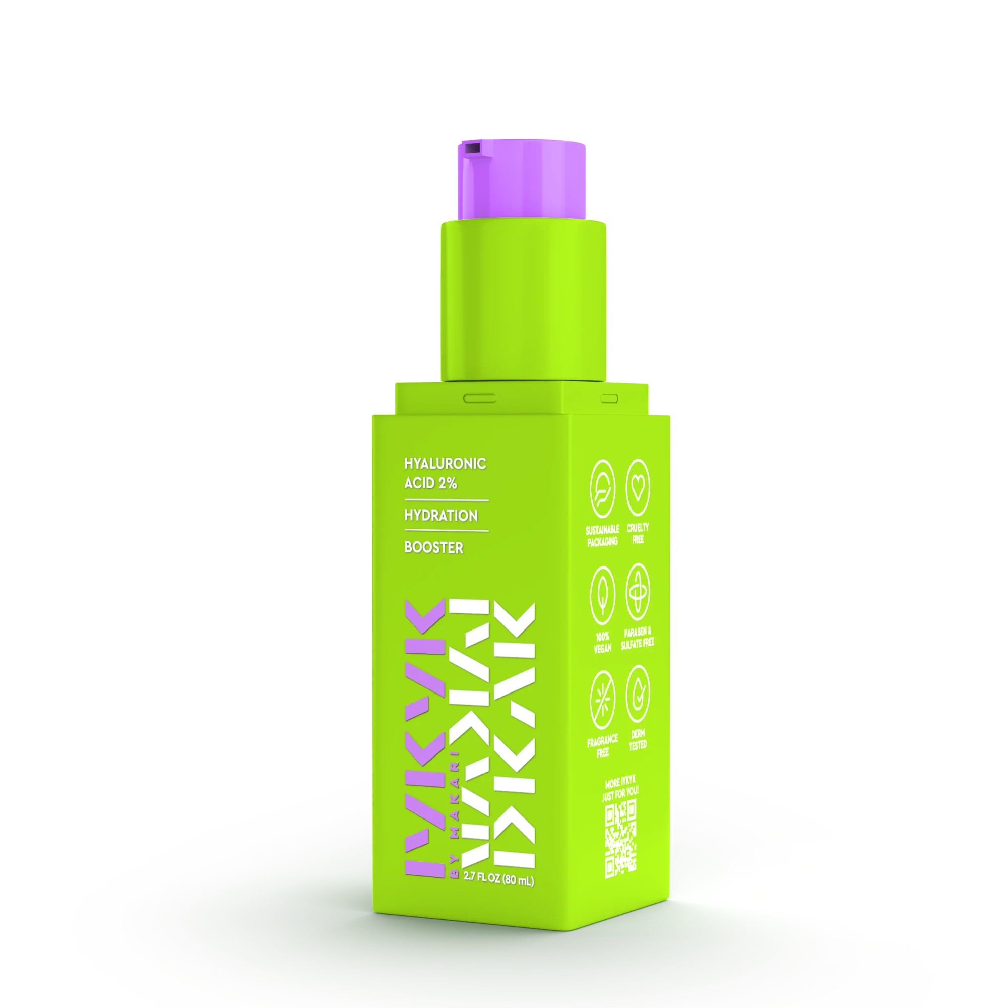 IYKYK BY MAKARI Hyaluronic Acid 2% Hydration Booster 80ml سيروم مرطب للبشرة