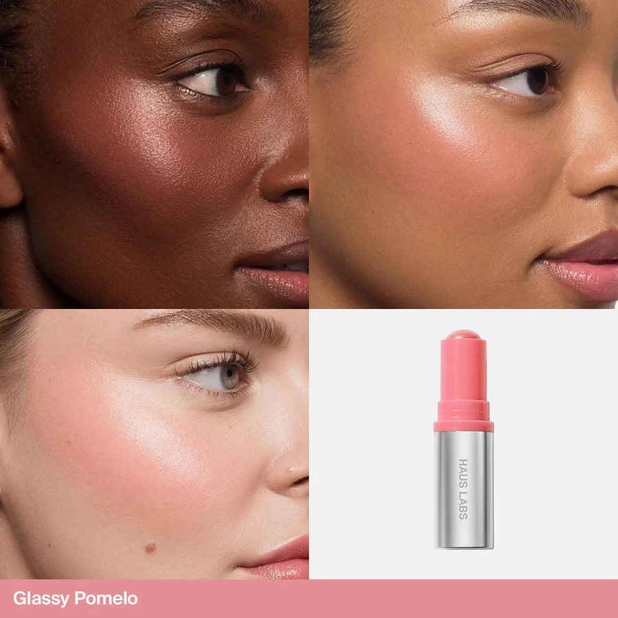 HAUS LABS Color Fuse Glassy Blush Balm Stick 5g هاوس لابس احمر شفاه و خدود