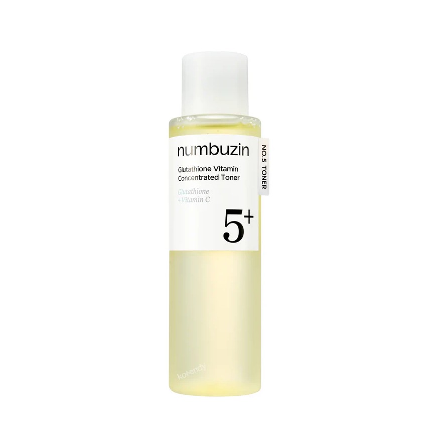 NUMBUZIN No. 5 Glutathione Vitamin Concentrated Toner 200ml نومبوزين تونر مركز بفيتامين الجلوتاثيون