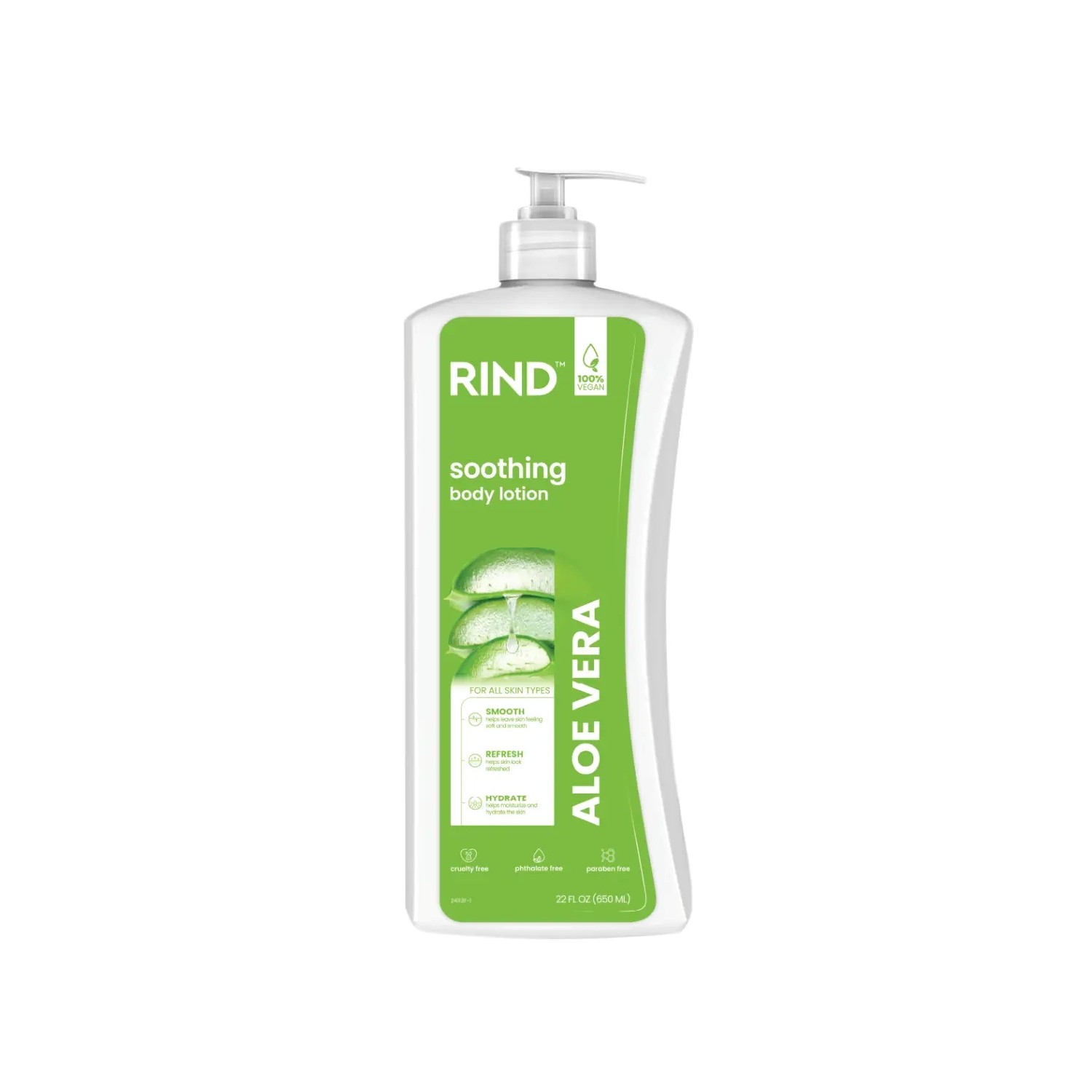 RIND Soothing Body Lotion – Aloe Vera 650ml ريند لوشن الجسم المهدئ – خلاصة الصبار