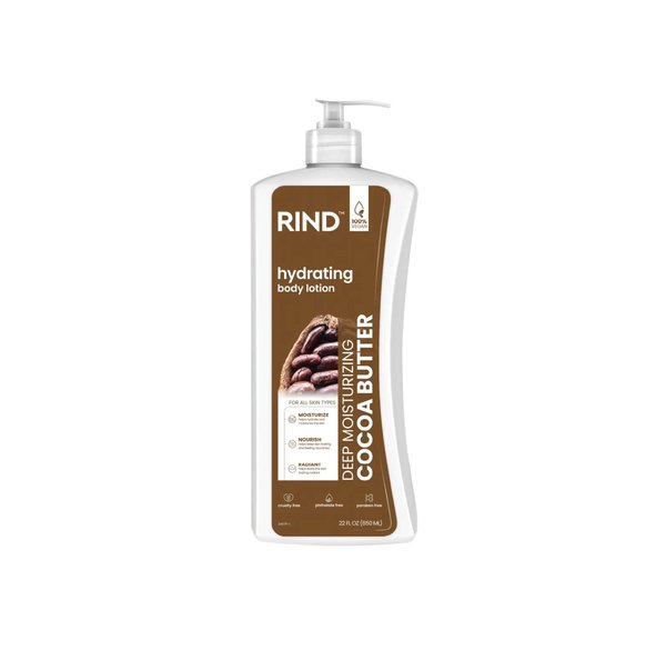 RIND Hydrating Body Lotion – Cocoa Butter 650ml ريند لوشن مرطب للجسم بخلاصة زبدة الكاكاو