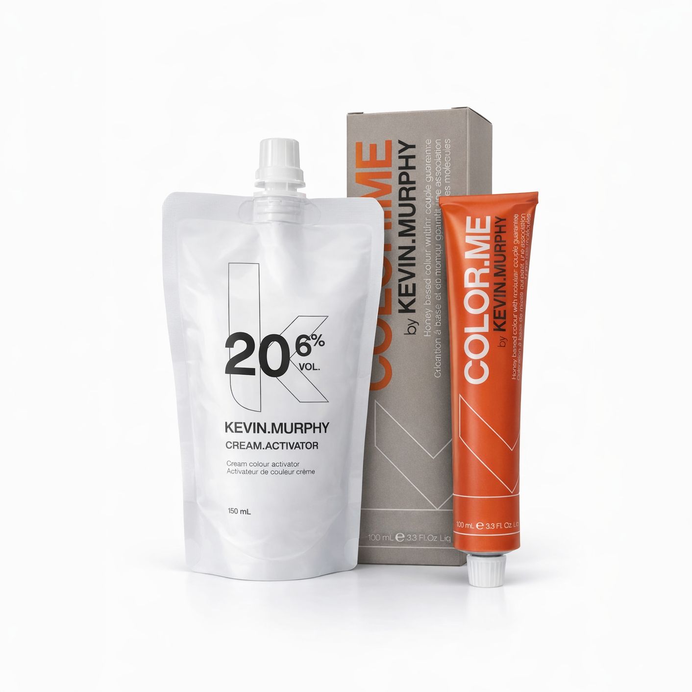 KEVIN MURPHY COLOR.ME AND CREAM ACTIVATOR 6% (20vol.) گيڤن مورڤي صبغ للشعر مع أوكسجين (تدرجات اللون البني الفاتح والداكن)