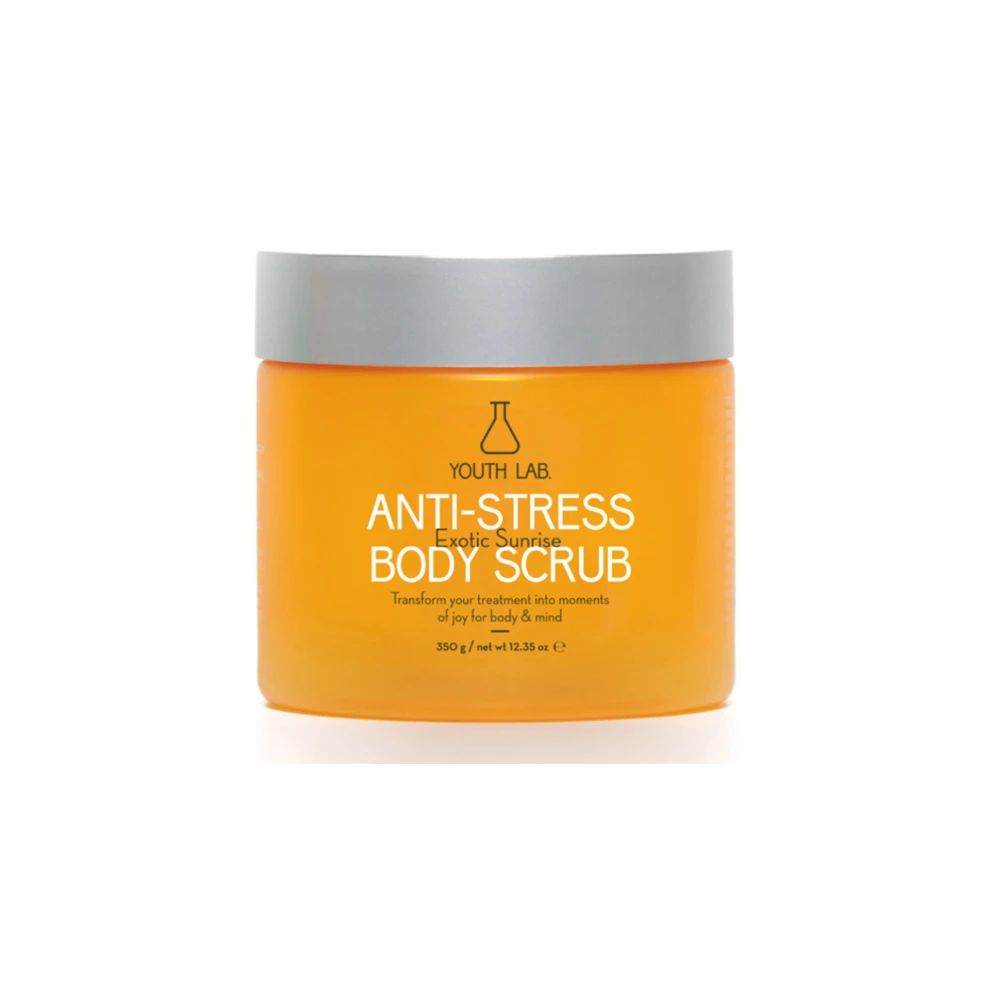 YOUTH LAB ANTI-STRESS BODY SCRUB EXOTIC SUNRISE FOR ALL SKIN TYPES 350g  يوث لاب مقشر للجسم