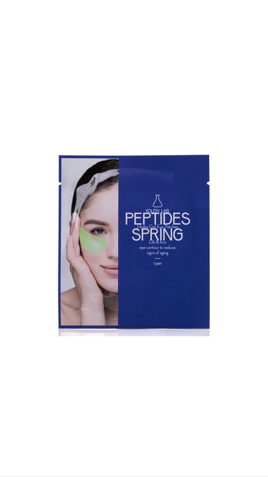 YOUTH LAB PEPTIDES SPRING HYDRA GEL EYE PATCHES - 1 PAIR  پادات جل مرطبة لمنطقة حول العين
