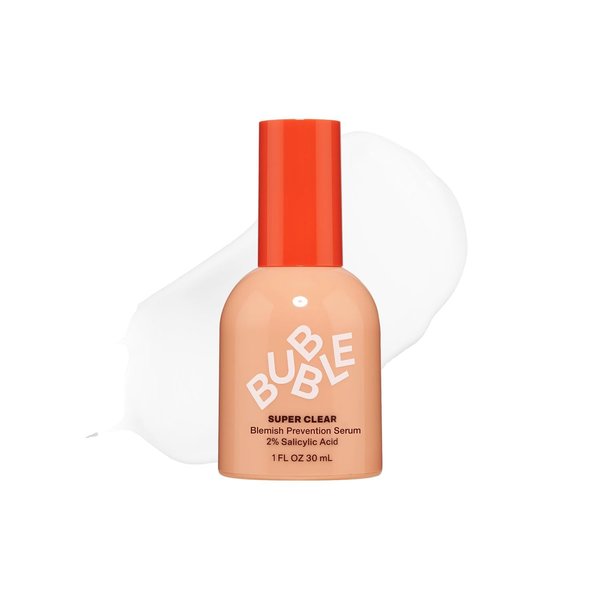 BUBBLE SKINCARE Super Clear Acne Treating Serum 2% Salicylic Acid 30ml  بابل سكِن كير سيروم حمض الساليسيليك المنقي للمسام والمكافح لحب الشباب