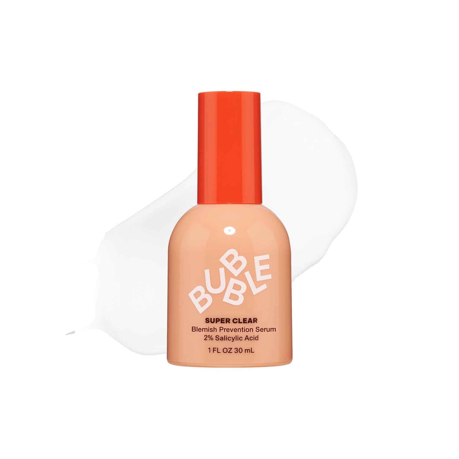 BUBBLE SKINCARE Super Clear Acne Treating Serum 2% Salicylic Acid 30ml  بابل سكِن كير سيروم حمض الساليسيليك المنقي للمسام والمكافح لحب الشباب