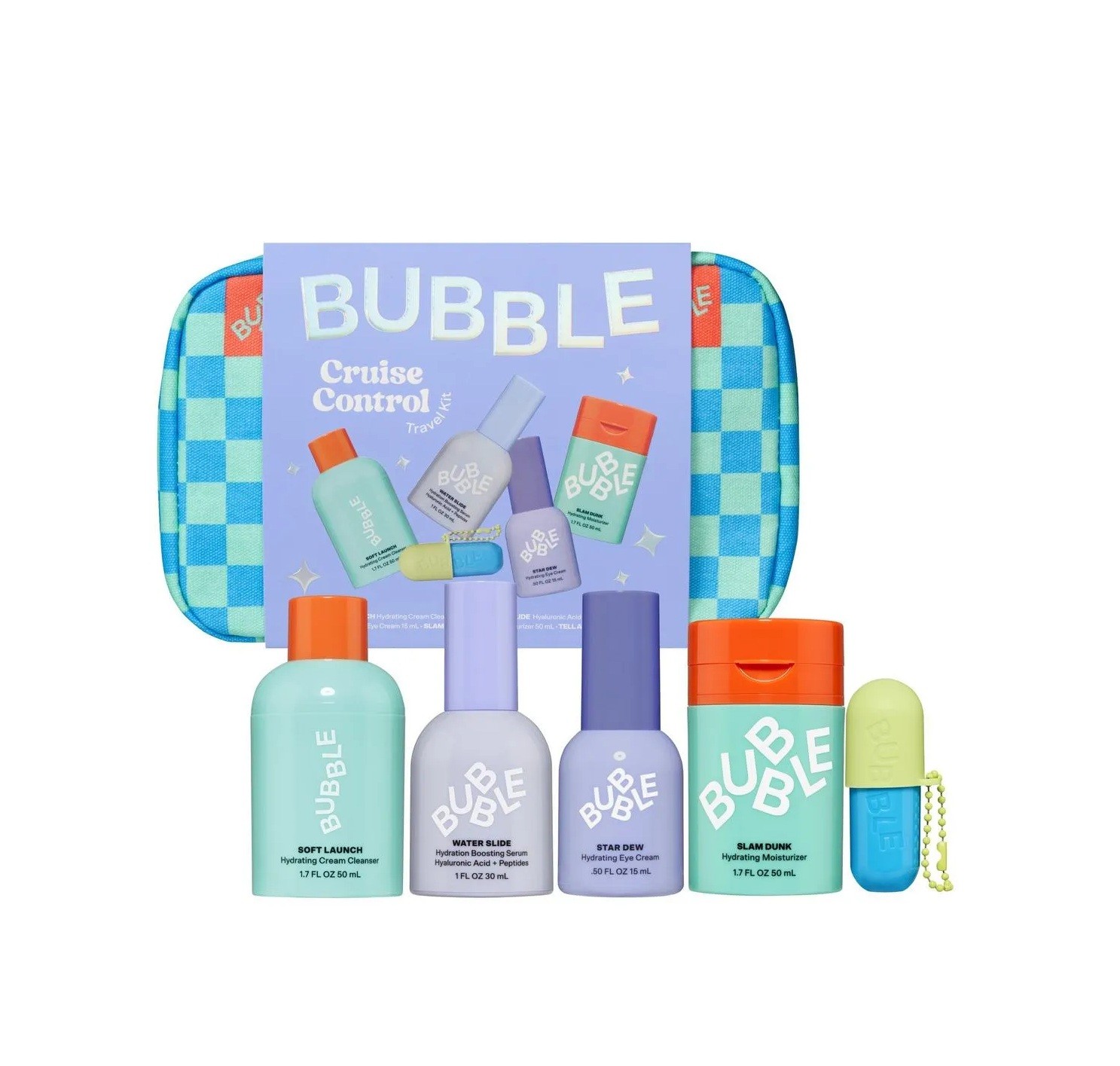 BUBBLE SKIN CARE Cruise Control Travel Kit  بابل سكِن كير مجموعة العناية بالبشرة