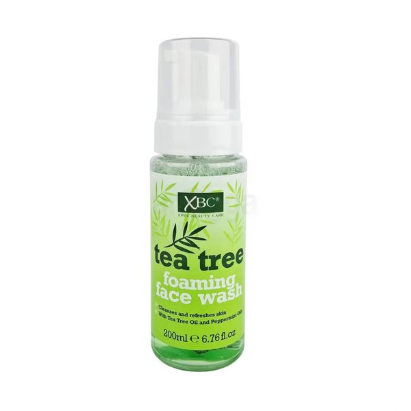 XPEL BODY CARE Xbc Tea Tree Foaming Face Wash 200ml  غسول رغوي بزيت شجرة الشاي منقي للبشرة
