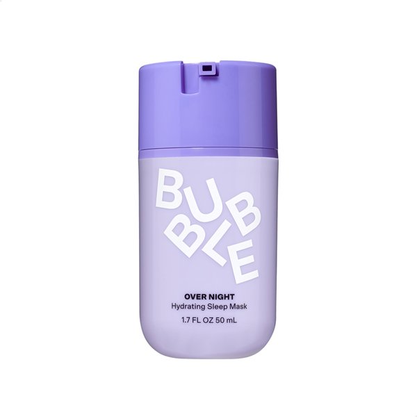 BUBBLE SKINCARE Over Night Hydrating Sleep Mask 50ml  بابل سكِن كير ماسك ليلي يمنح البشرة ترطيبًا عميقًا ويساعد على تهدئتها