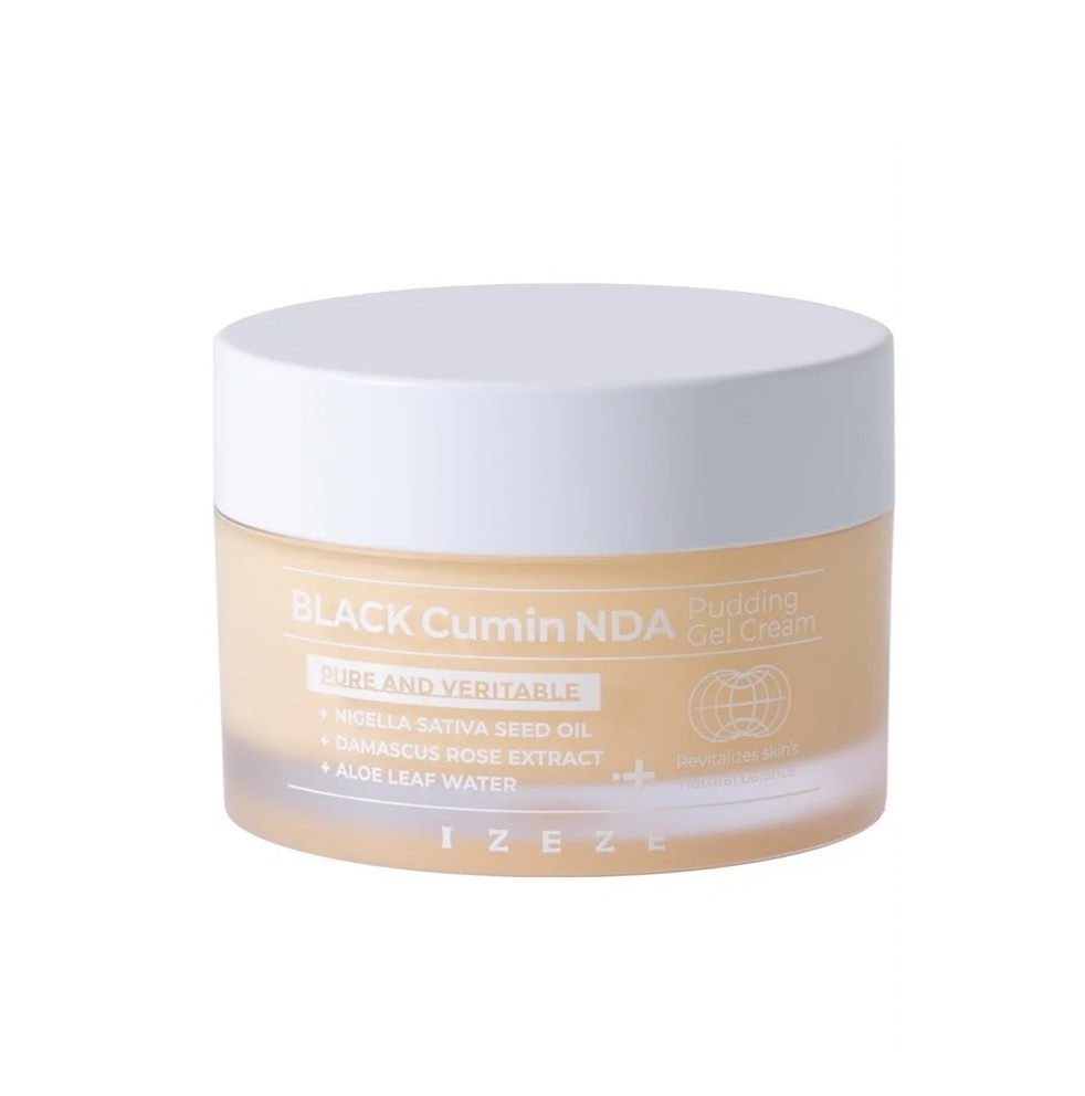 IZEZE Black Cumin NDA Pudding Gel Cream 50ml ايزيز كريم جل بودنغ الكمون الأسود للبشرة